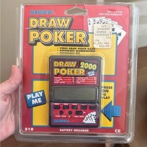 Radica Draw Poker Handheld Game
